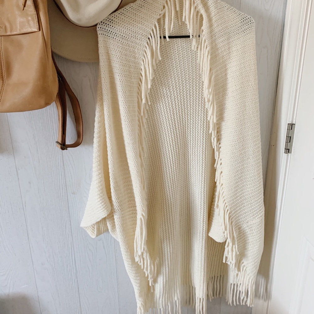 NWOT Fringe Cardigan